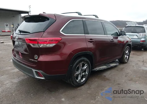 2019 Toyota Highlander Limited Platinum z USA, uszkodzony, nr VIN 5TDDZRFH1KS722652